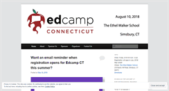Desktop Screenshot of edcampct.org